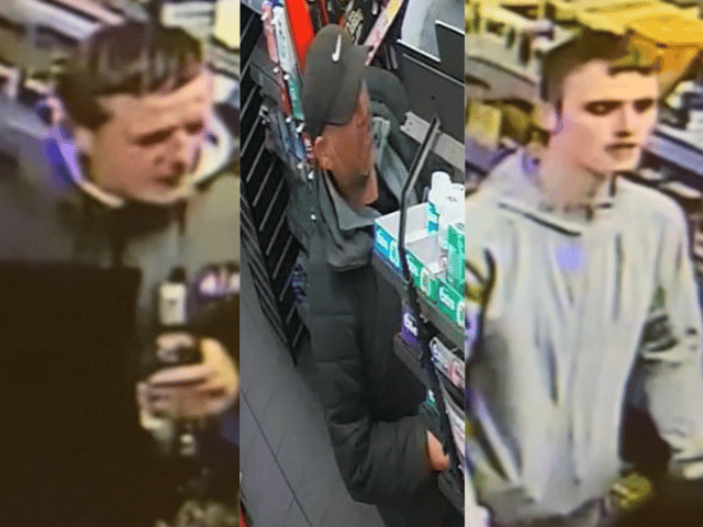 Police have released the images of three men who they want to trace in connection with a South Shields burglary. Photo: Northumbria Police.