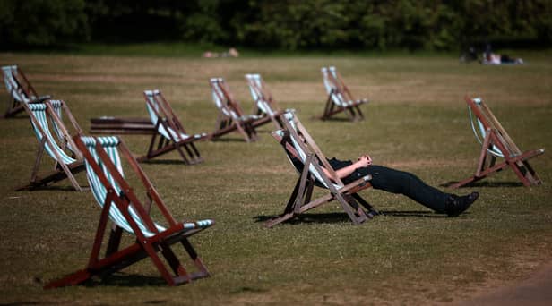 When will the sunny weather return in the UK?