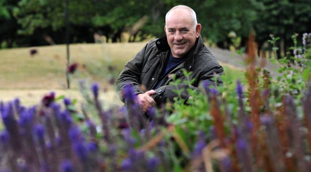 Cllr Ernest Gibson in the park