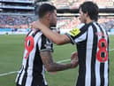 Sandro Tonali and Bruno Guimaraes in pre-season for Newcastle United.  