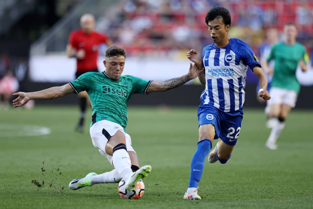 Newcastle United right-back Harrison Ashby is set to join Swansea City on loan. (Photo by Tim Nwachukwu/Getty Images for Premier League)