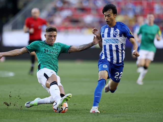 Newcastle United right-back Harrison Ashby is set to join Swansea City on loan. (Photo by Tim Nwachukwu/Getty Images for Premier League)