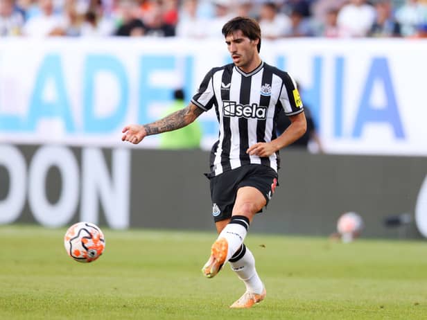Newcastle United midfielder Sandro Tonali. (Photo by Mike Stobe/Getty Images)