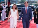 Justin Trudeau and Sophie first started dating in 2003 and got married two years later - Credit: Getty