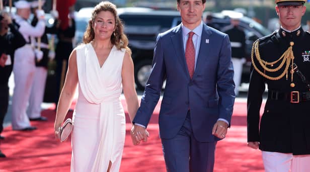 Justin Trudeau and Sophie first started dating in 2003 and got married two years later - Credit: Getty