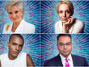 Clockwise from top left: Angela Rippon, Amanda Abbington, Krishnan Guru-Murthy, and Layton Williams will take part in this year's Strictly Come Dancing (Photos: BBC)