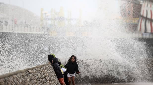 Storm Antoni chaos as trains cancelled & houses evacuated