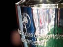 A general view of the UEFA Champions League Trophy