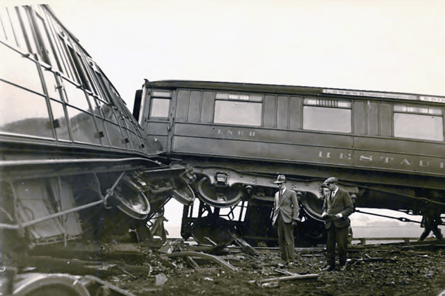 WML image of the train wreckage.