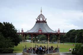 Band Stand performance in Marine Park