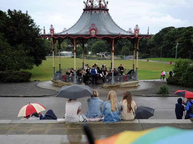 Band Stand performance in Marine Park