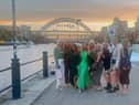 Staff from Halo enjoying a night out to mark 20 years of the business