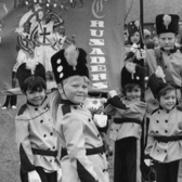 Hebburn Crusaders Jazz Band with their new banner in May 1972. Is there someone you know in this photo? Photo: Shields Gazette