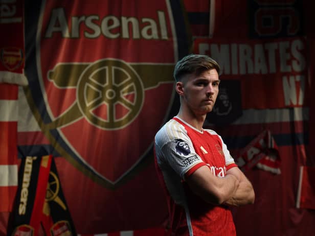 Kieran Tierney is expected to leave Arsenal this summer. (Photo by David Price/Arsenal FC via Getty Images)