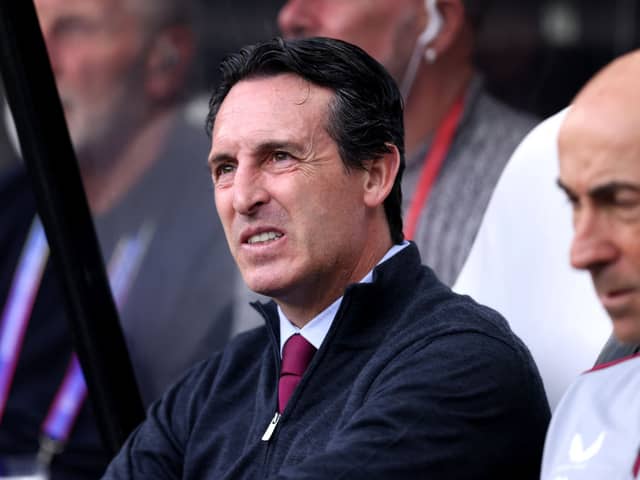 Aston Villa manager Unai Emery. (Photo by George Wood/Getty Images)