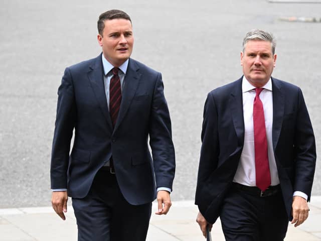 Shadow Health Secretary Wes Streeting and Labour leader Sir Keir Starmer. Credit: Getty