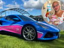 Richie Bow-Grace has unveiled a ‘super car’, designed to spread positive messages around autism.