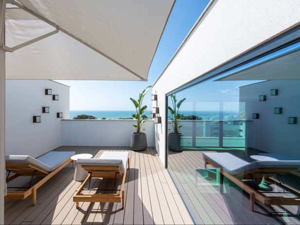 W Algarve’s top suites can offer sea views and private sunbathing areas (image: Marriott International, Inc.)