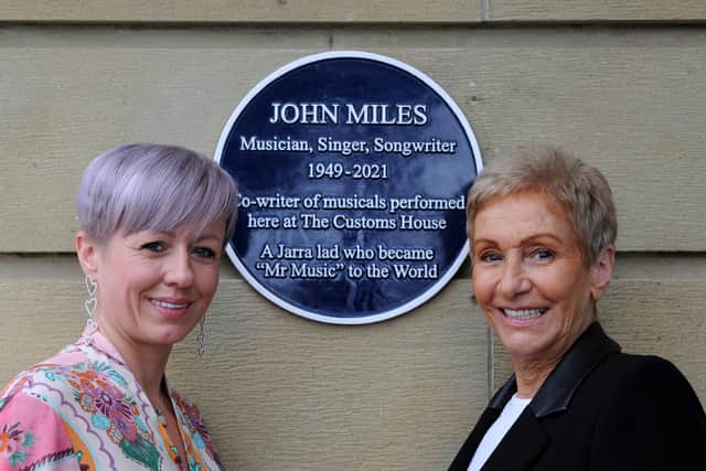 John’s daughter Tanya and wife Eileen. Photo: South Tyneside Council.