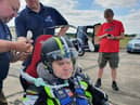 Jason Liversidge at Elvington Race Track in York