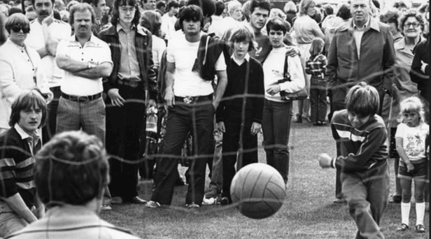 Were you pictured taking a penalty at the Wood Terrace field day? Photo: Shields Gazette