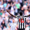Newcastle United striker Alexander Isak. (Photo by George Wood/Getty Images)