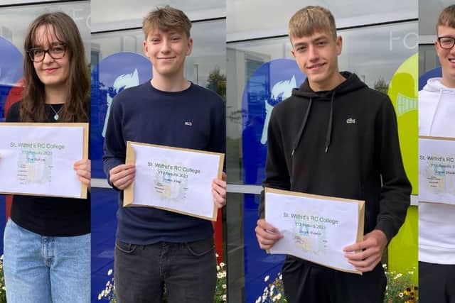 Pupils from St Wilfrid's RC College