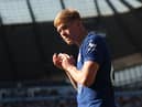 Chelsea left-back Lewis Hall. (Photo by Catherine Ivill/Getty Images)
