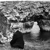 What could be better than watching the bird population at Marsden Rock, just like this couple in August 1963.