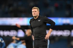 Eddie Howe on the touchline at the Etihad (Image: Getty Images)