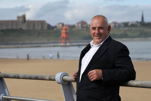 Councillor Ernest Gibson at Littlehaven Beach in South Shields. Photo: South Tyneside Council.