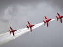 The Red Arrows have a busy weekend of displays, including the Clacton Airshow