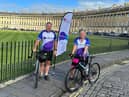 Paul and Karen Smith are taking part in a charity fundraiser in memory of their son Harry (Credit: The Wonky Heart Challenge)
