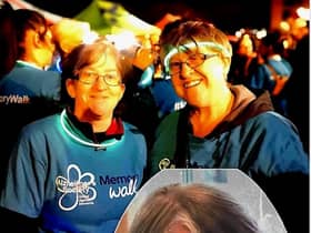 Denise Ross right with sister Annette and mum Rose (inset)