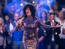 Belinda Davids, who performs as Whitney Houston on the Greatest Love of All tour.