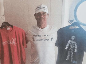 Norman Mosley is walking more than 1,500 from South Shields to Spain. Photo: Other 3rd Party.