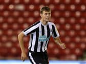 Newcastle United forward Cameron Ferguson. 