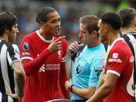 Virgil van Dijk’s red card against Newcastle was his first in a Liverpool shirt.