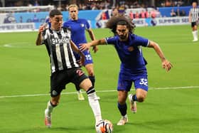 Marc Cucurella in action for Chelsea against Newcastle United.  