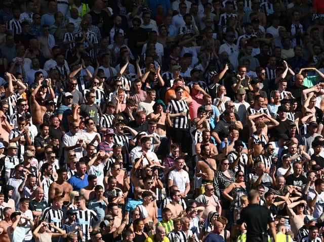 Newcastle United fans.