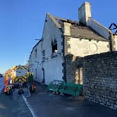 The Whitburn Lodge after the fire in January 2023. Photo: NationalWorld.
