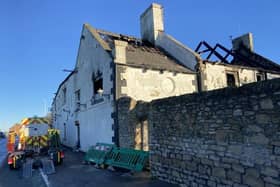 The Whitburn Lodge after the fire in January 2023. Photo: NationalWorld.