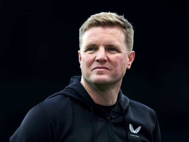 Newcastle United head coach Eddie Howe (photo: Getty Images).  