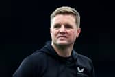 Newcastle United head coach Eddie Howe.  