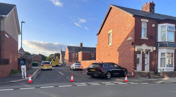 A crdon was put in place following the collision on Fitzpatrick Place. Photo: Liam Walker.