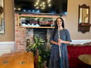 Landlady Sinia Jazwi inside the new sports bar