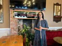 Landlady Sinia Jazwi inside the new sports bar