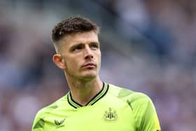 Newcastle United goalkeeper Nick Pope.  (Photo by George Wood/Getty Images)