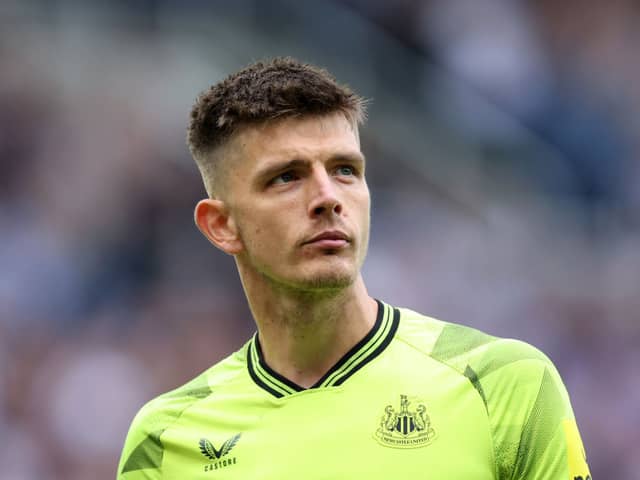 Newcastle United goalkeeper Nick Pope.  (Photo by George Wood/Getty Images)