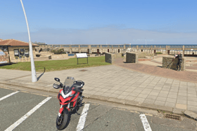 Damage has been made to South Shields seafront in January. Google Maps.